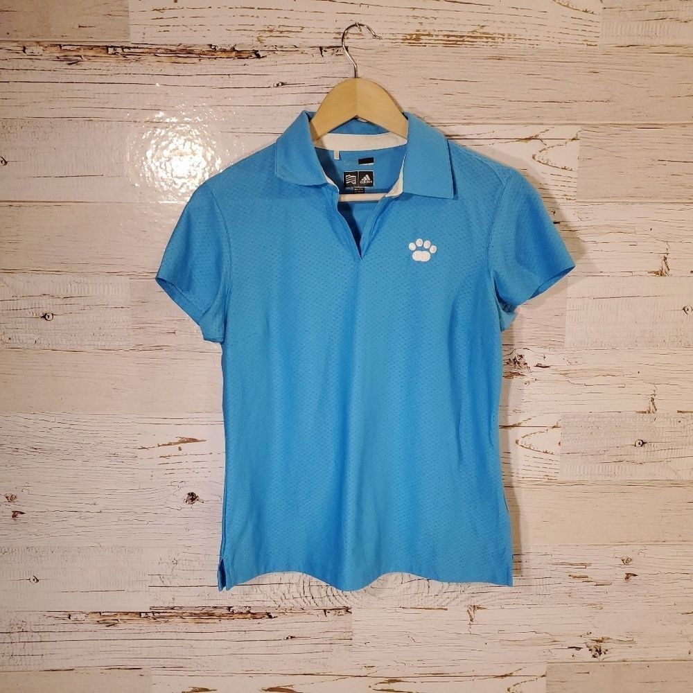 Adidas paw-print polo tee